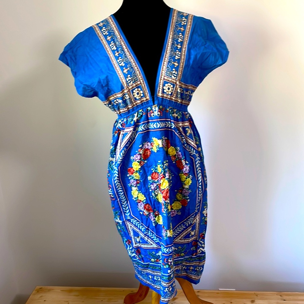 Vintage scarf dress